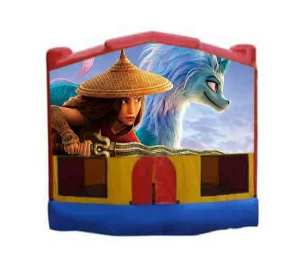Raya And The Last Dragon Small Combo Jumping Castle