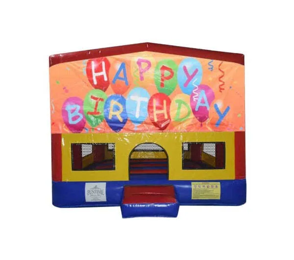 Happy Birthday Small Square Jumping Castle