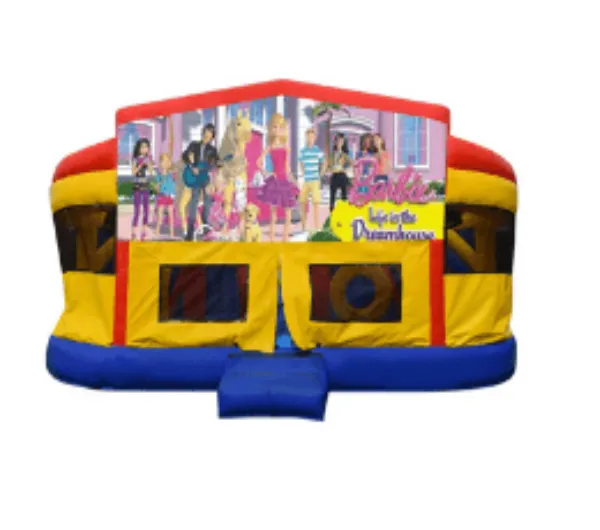 Barbie Double Super Drop Combo Jumping Castle
