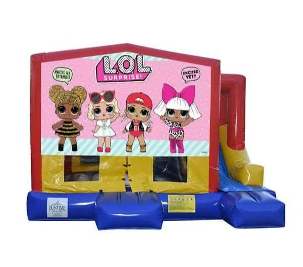 LOL Surprise Small External Slide Jumping Castle