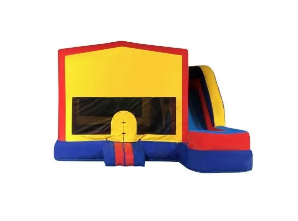 Plain Medium External Slide Jumping Castle