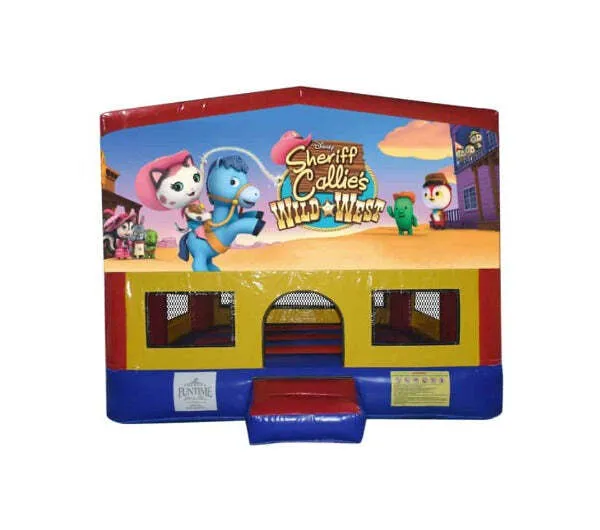 Sheriff Callies Small Square Jumping Castle