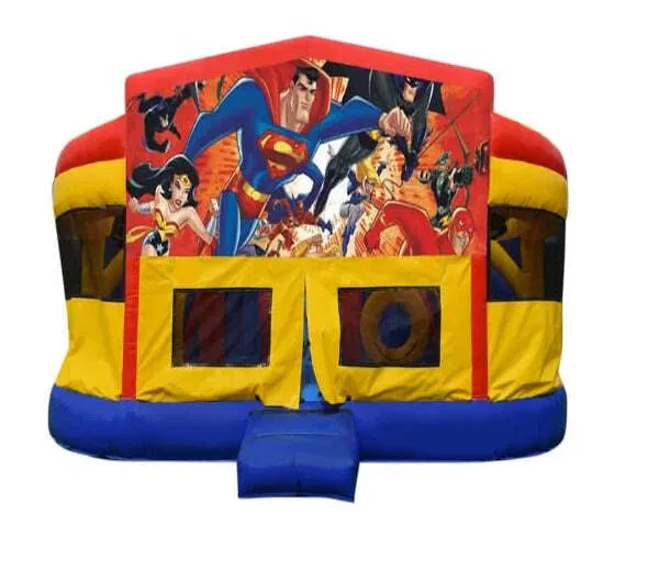 Justice League Double Super Drop Combo Jumping Castle