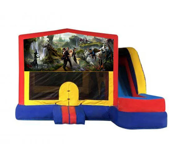 Alice in Wonderland #2 Medium External Slide Jumping Castle