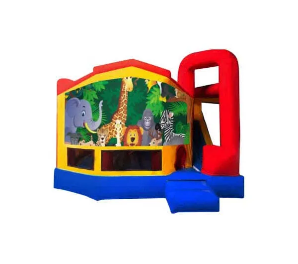 Jungle Medium Internal Slide Jumping Castle