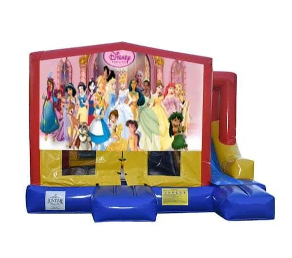 Disney Princess Small External Slide Jumping Castle
