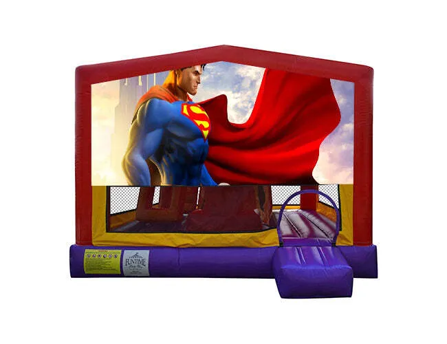 Superman Extra Large Obstacle Combo Jumping Castle