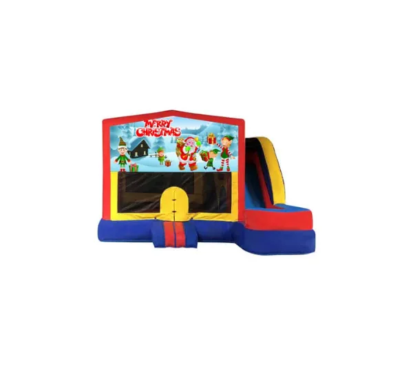 Christmas #8 Medium External Slide Jumping Castle