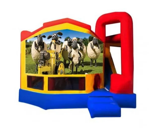 Shaun the Sheep Medium Internal Slide Jumping Castle