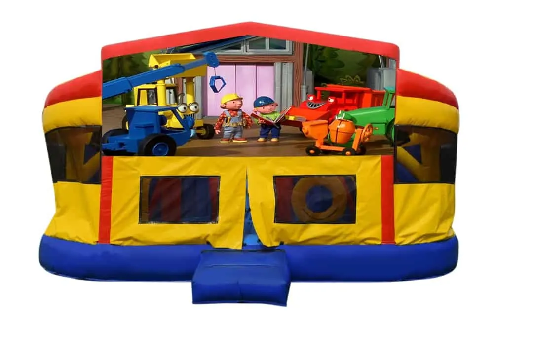 Bob the Builder Double Super Drop Combo Jumping Castle