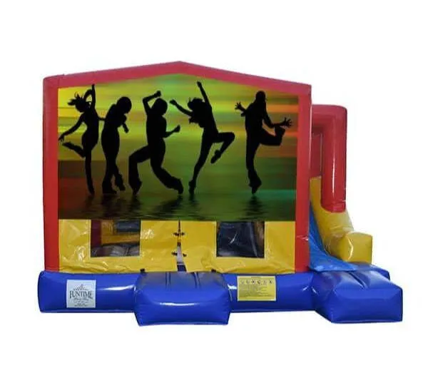 Disco Dance Small External Slide Jumping Castle