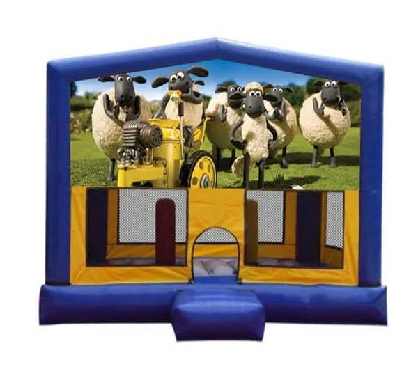 Shaun the Sheep Medium Combo Jumping Castle
