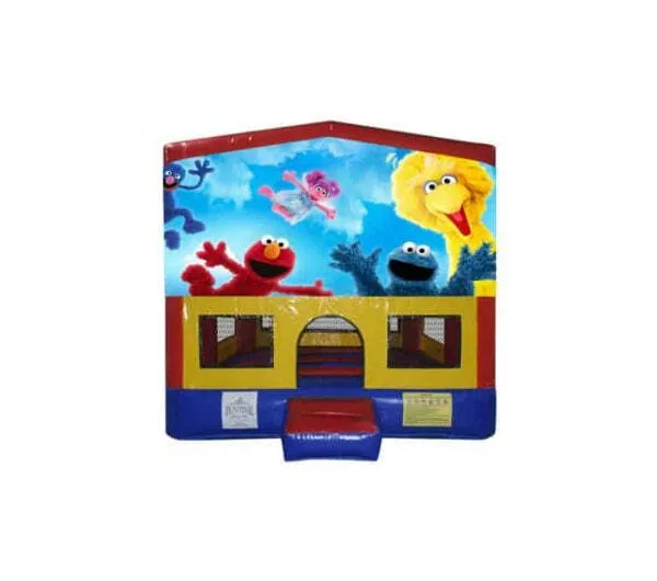 Sesame Street Small Square Jumping Castle