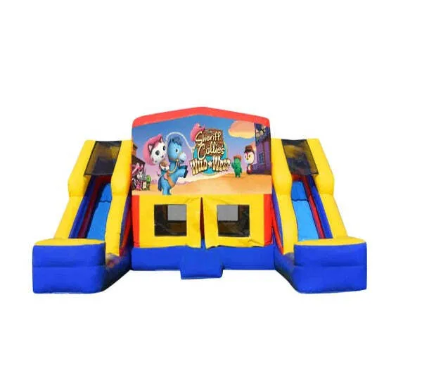 Sheriff Callies Double Mega Combo Jumping Castle