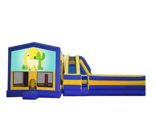 Llamas Obstacle Mega Combo Jumping Castle