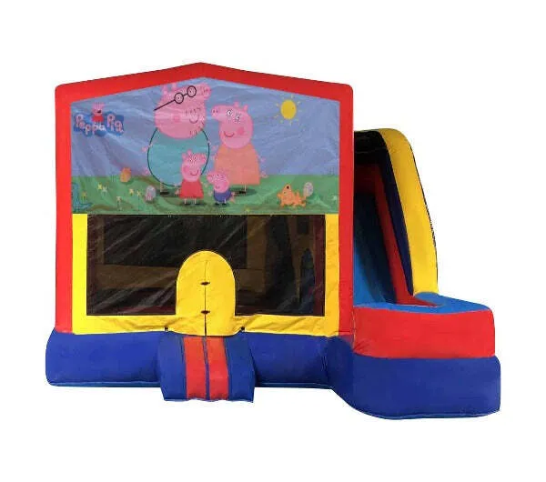 Peppa Pig Medium External Slide Jumping Castle