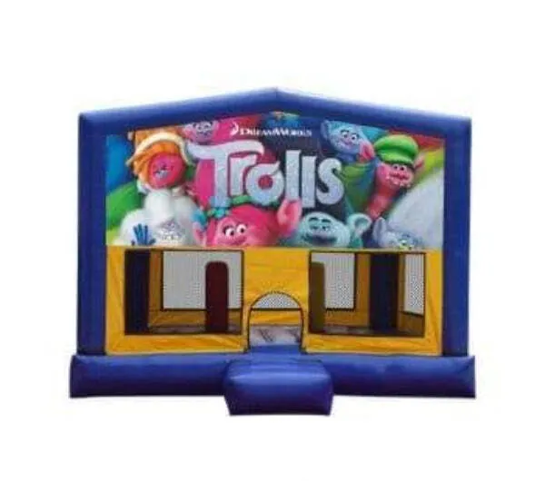 Trolls Medium Combo Jumping Castle