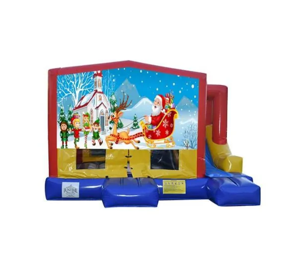 Christmas #4 Small External Slide Jumping Castle