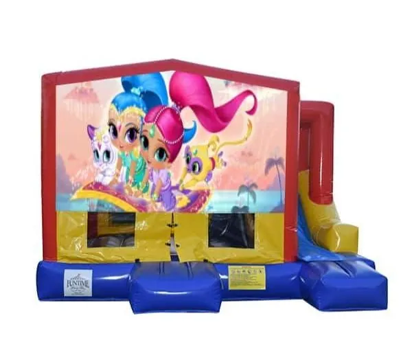 Shimmer and Shine Small External Slide Jumping Castle