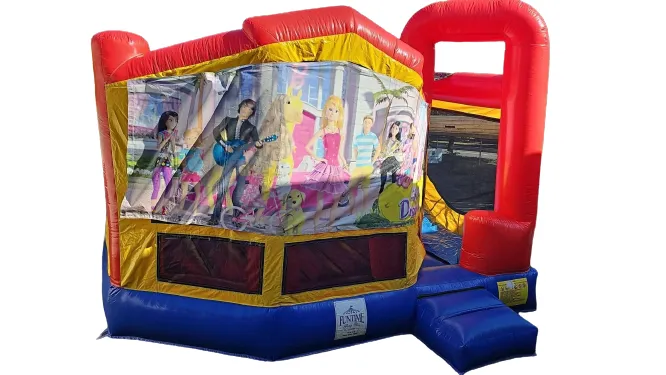 Barbie Medium Internal Slide Jumping Castle