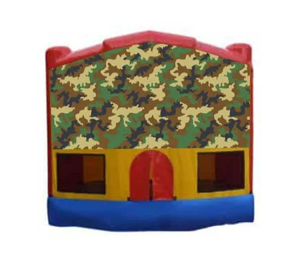 Army - Camouflage Small Combo Jumping Castle