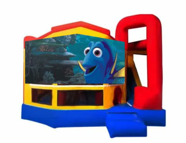 Finding Dory Medium Internal Slide Jumping Castle