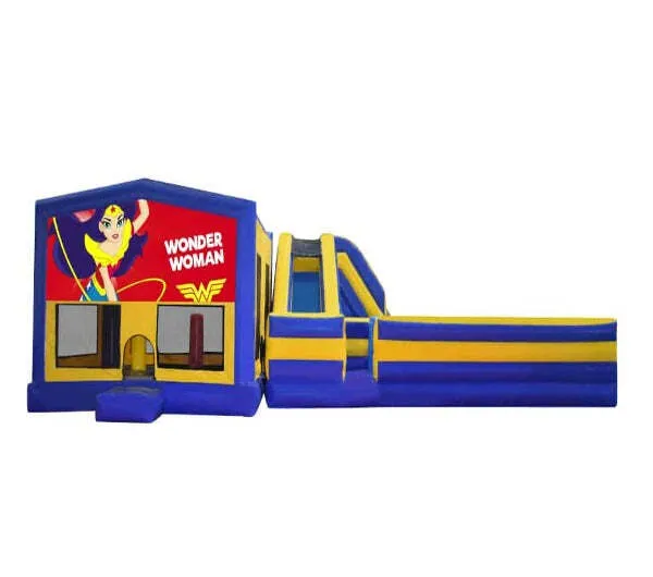 Wonder Woman Obstacle Mega Combo Jumping Castle