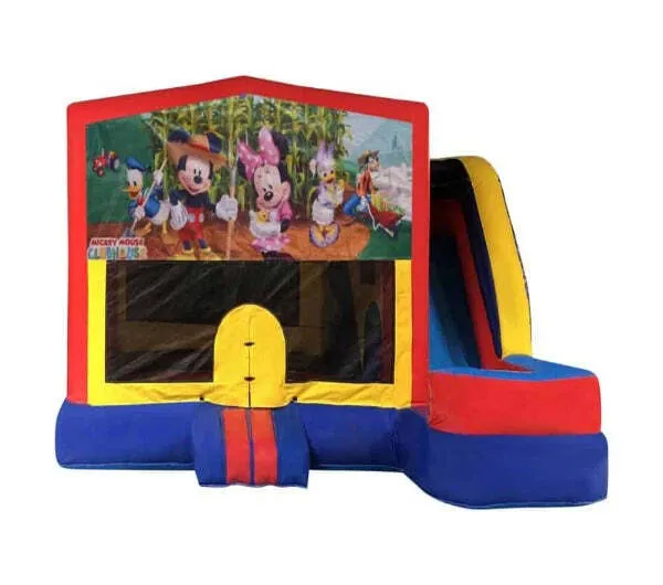 Mickey Mouse Clubhouse Medium External Slide Jumping Castle