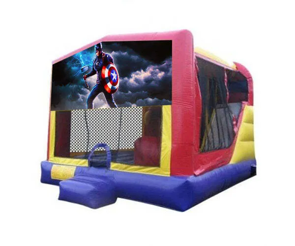 Captain America Extra Large Combo Jumping Castle