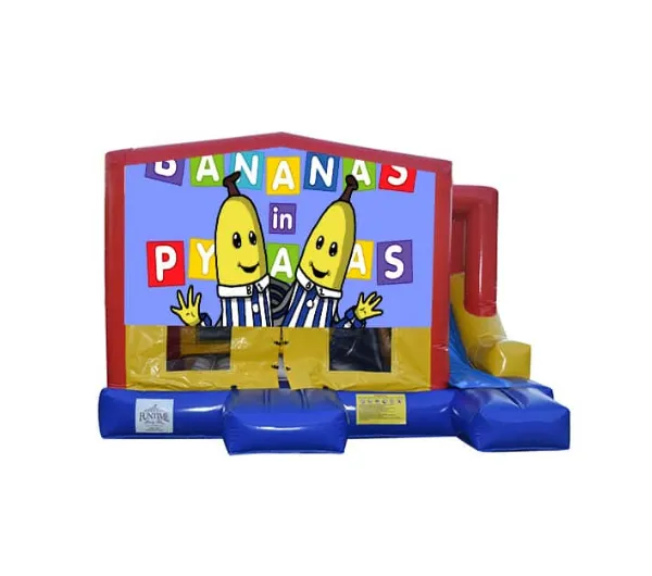 Bananas in Pyjamas Small External Slide Jumping Castle