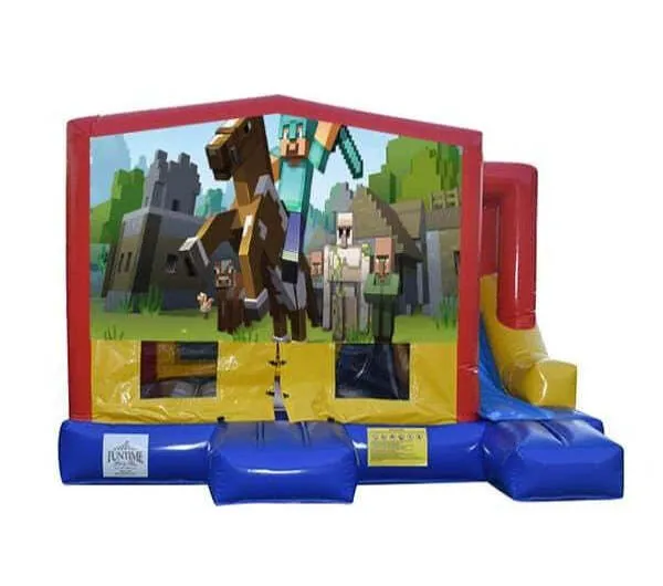 Minecraft Small External Slide Jumping Castle
