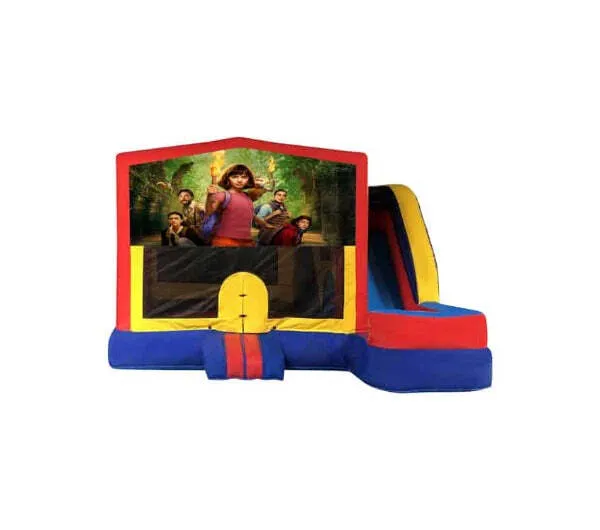 Dora Movie Medium External Slide Jumping Castle