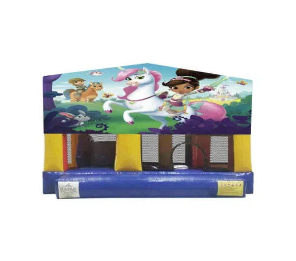 Nelia the Princess Knight Small Slide Jumping Castle
