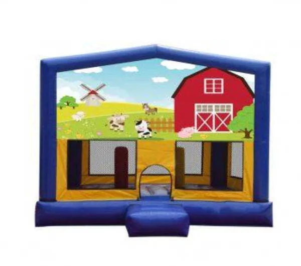 Farm Animals Medium Combo Jumping Castle