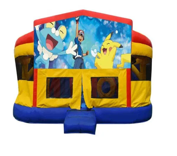 Pokemon Double Super Drop Combo Jumping Castle