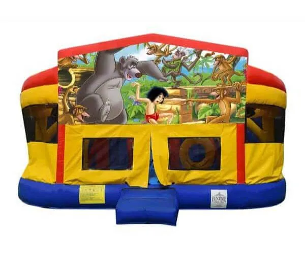 Jungle Book Double Super Drop Combo Jumping Castle