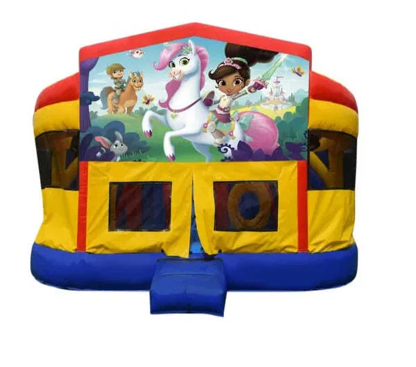 Nelia the Princess Knight Double Super Drop Combo Jumping Castle