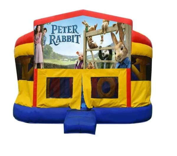 Peter Rabbit Double Super Drop Combo Jumping Castle