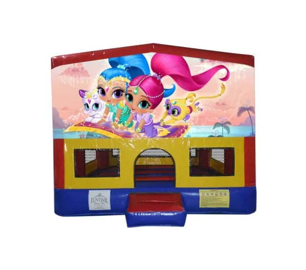 Shimmer and Shine Small Square Jumping Castle