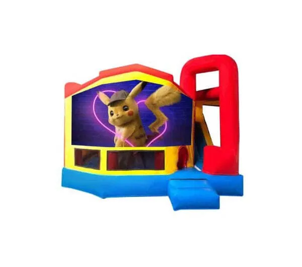 Detective Pikachu Medium Internal Slide Jumping Castle