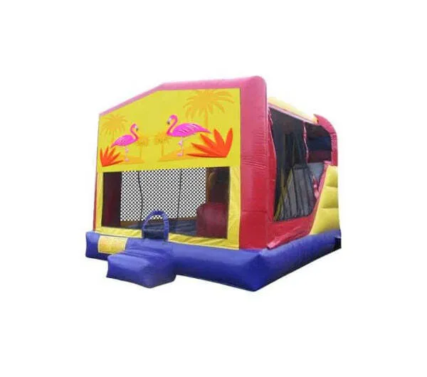 Flamingos Extra Large Combo Jumping Castle