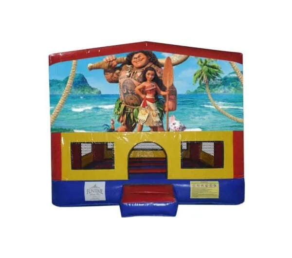 Moana Small Square Jumping Castle