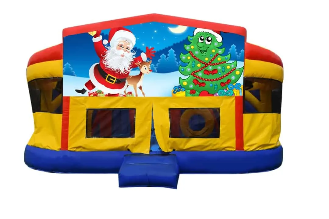 Christmas #2 Double Super Drop Combo Jumping Castle