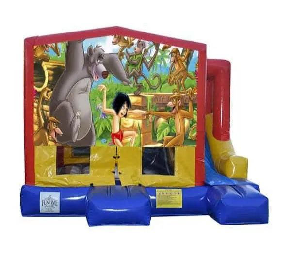 Jungle Book Small External Slide Jumping Castle