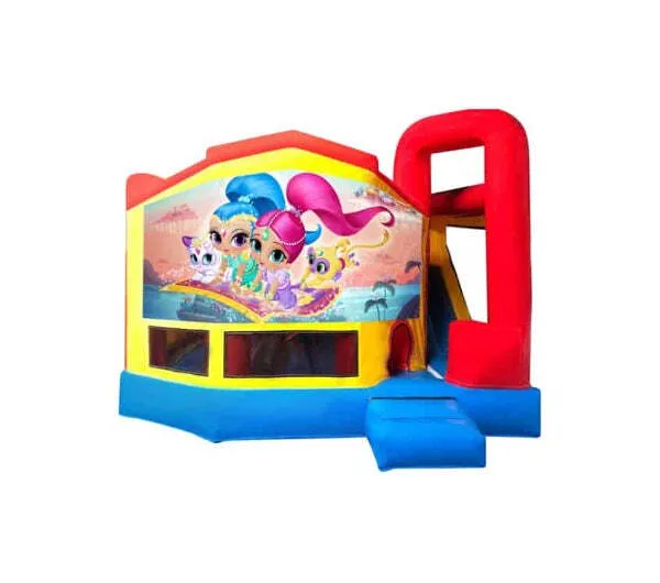 Shimmer and Shine Medium Internal Slide Jumping Castle