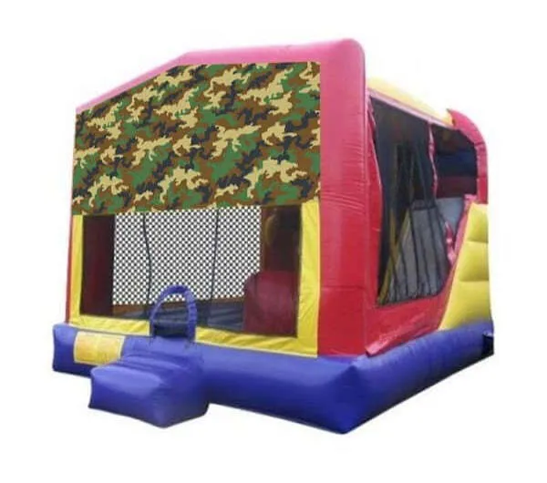 Army - Camouflage Extra Large Combo Jumping Castle