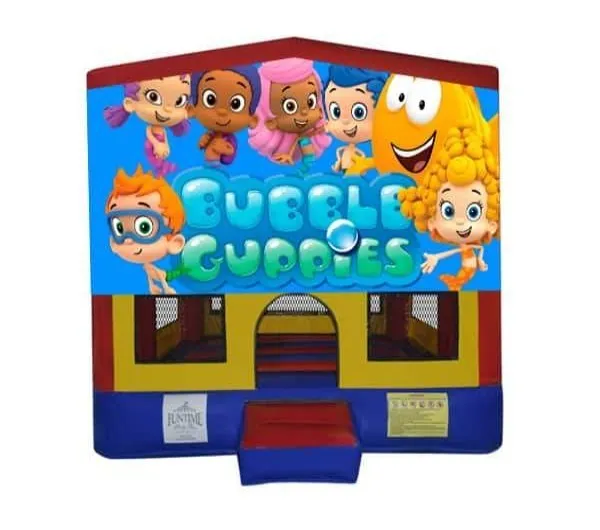 Bubble Guppies Small Square Jumping Castle