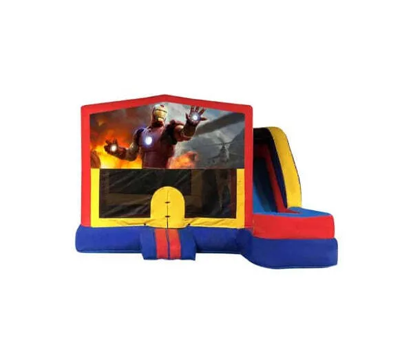 Iron Man Medium External Slide Jumping Castle