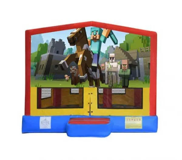 Minecraft Medium Super Jumper Jumping Castle