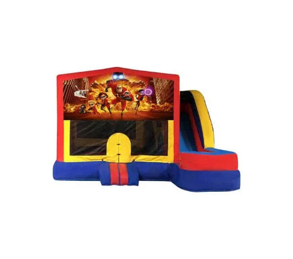 Incredibles Medium External Slide Jumping Castle